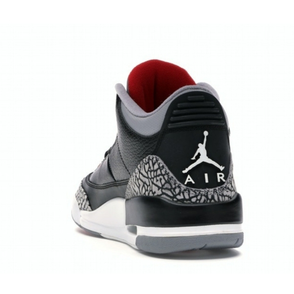 Men's Jordan 3 Retro Black Cement 2008 - Picture 9 of 9